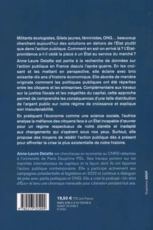 L'Etat droit dans le mur. Rebâtir l'action publique, Anne-Laure Delatte