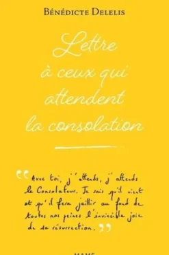 Lettre à ceux qui attendent la consolation, Bénédicte Delelis