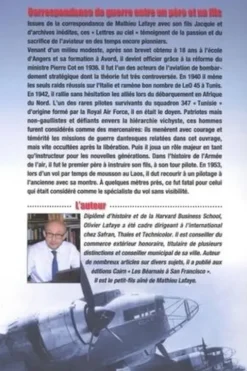 Lettres au ciel. De Matthieu Lafaye, Histoire d'un pionnier de l'aviation militaire et civile entre 1905 et 1953