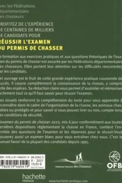 L'examen du permis de chasser avec les Fédérations départementales des Chasseurs. Edition 2022, Yves Le Floc'h Soye