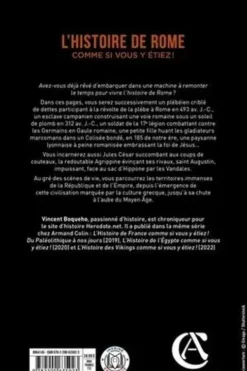 L'histoire de Rome comme si vous y étiez !, Vincent Boqueho