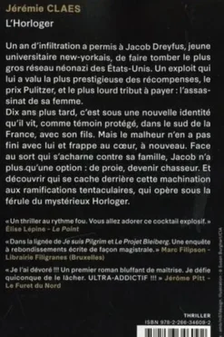 L'horloger, Jérémie Claes