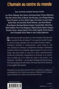 L'humain au centre du monde. Pour un humanisme des temps présents et à venir, Daniel Salvatore Schiffer