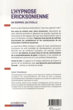 L'hypnose ericksonienne. Un sommeil qui éveille, Sylvie Tenenbaum