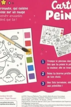 Licornes. Avec un pinceau et la peinture inclus, Clémentine Dérodit