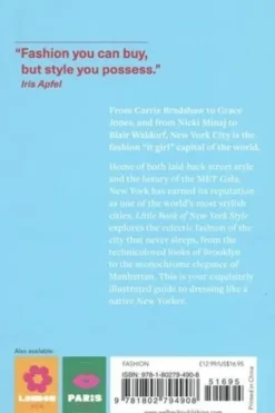 Little book of New York style. The Fashion Story of the Iconic City, Edition en anglais, Kirsten Bateman