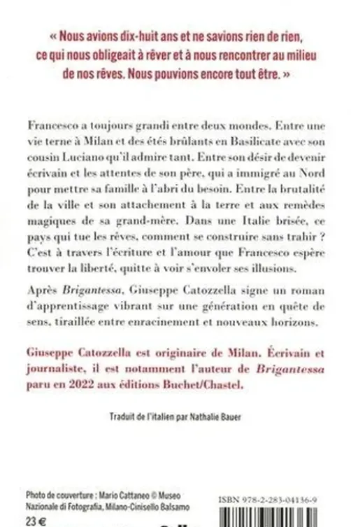L'été du mauvais œil, Giuseppe Catozzella