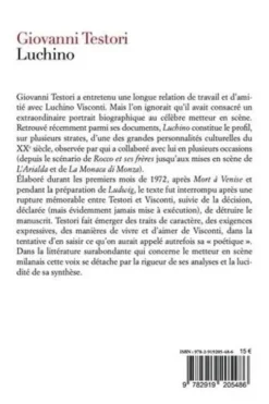 Luchino, Giovanni Testori