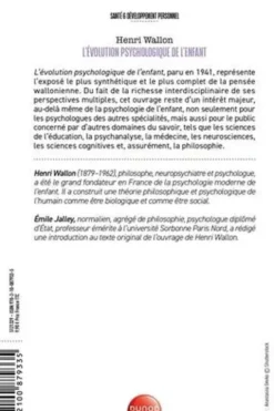 L'évolution psychologique de l'enfant, Henri Wallon