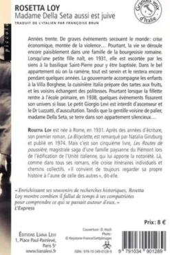 Madame Della Seta aussi est juive, Rosetta Loy