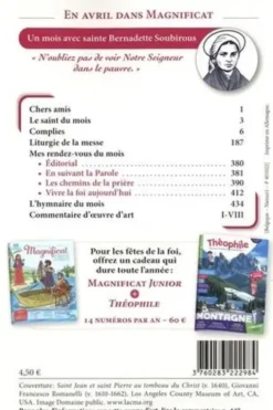 Magnificat Grand format N° 377, avril 2024, David Gabillet
