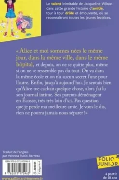 Ma meilleure amie, Jacqueline Wilson