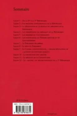 Manuel de droit constitutionnel. Tome 2, La Ve République, 6e édition actualisée, Julien Boudon