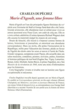 Marie d'Agoult, une femme libre, Charles François Dupechez