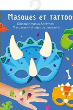 Masques et tattoos dino, Anna Clark
