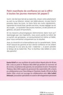 Materner. Allaitement, sommeil, pleurs... Oubliez tout ce qu'on vous a dit et faites-vous confiance !, Sonia Krief