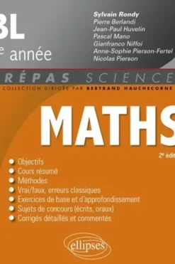 Mathématiques BL 2e année. 2e édition, Sylvain Rondy