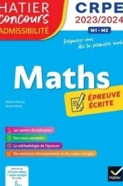 Mathématiques. Epreuve écrite d'admissibilité CRPE, Edition 2023-2024, Roland Charnay