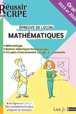 Mathématiques. Epreuve de leçon, Edition 2023-2024, Daniel Motteau