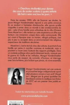 Mazel Tov ! Mes cours particuliers dans une famille juive orthodoxe, Margot Vanderstraete