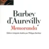 Memoranda, Jules Amédée Barbey d'Aurevilly