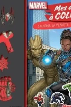 Mes aventures à colorier Sauvons la planète !, Marvel