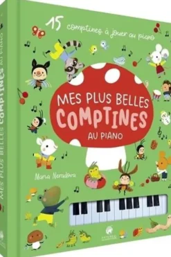 Mes plus belles comptines au piano. Mon livre piano, Maria Neradova