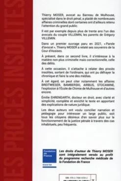 Mes procès insolites. Le regard d'un avocat et d'une universitaire, Thierry Moser