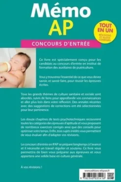Mémo AP. Concours d'entrée - Toutes les épreuves, Caroline Collard