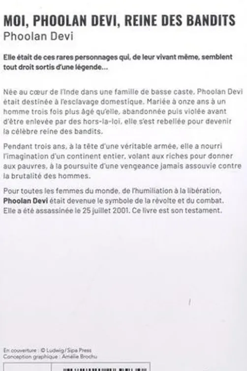 Moi, Phoolan Devi, reine des bandits