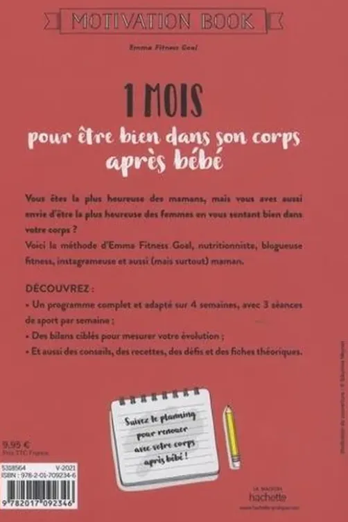 1 mois pour être bien dans son corps après bébé, Emma Fitness Goal