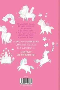 Mon beau carnet de coloriage licornes, Mila Editions