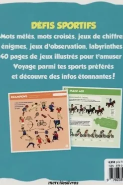 Mon cahier de jeux défis sportifs, Bernard Myers