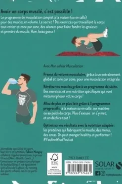 Mon cahier musculation. Homme, Fabien Menguy