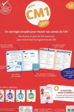 Mon CM1 zen. Avec un guide pour le parent, Florian Gelin Lepage