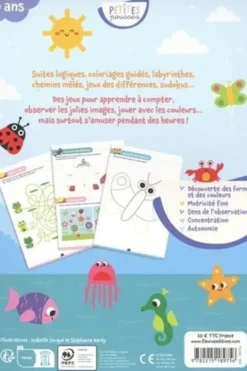 Mon grand bloc de coloriages et jeux. Spécial maternelle, Isabelle Jacqué