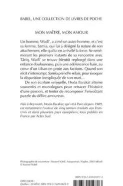 Mon maître, mon amour, Hoda Barakat