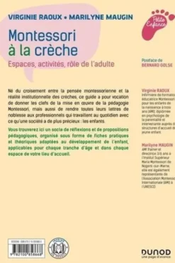 Montessori à la crèche. Espaces, activités, rôle de l'adulte, Virginie Raoux