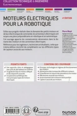 Moteurs électriques pour la robotique. 4e édition, Pierre Mayé