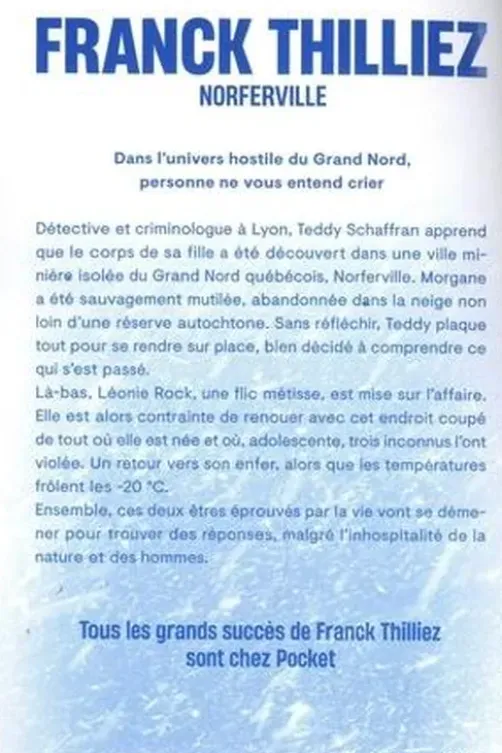 Norferville, Franck Thilliez