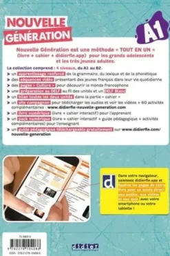 Nouvelle génération A1. Livre + cahier + didierfle.app, Luca Giachino