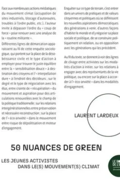 50 nuances de green. Les jeunes activistes dans le(s) mouvement(s) climat, Laurent Lardeux