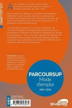 Parcoursup. Mode d'emploi, Edition 2023-2024, Julie Mleczko