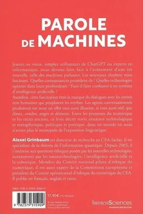 Parole de machines, Alexeï Grinbaum