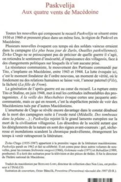 Paskvelija, aux quatre vents de Macédoine, Zivko Cingo