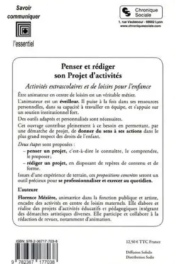 Penser et rédiger son projet d'activités. Activités extrascolaires et de loisirs pour l'enfance. Guide et méthodologie, 2e édition, Florence Mézière