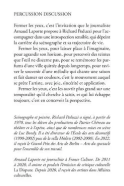 Percussion discussion. Avec Arnaud Laporte, Richard Peduzzi