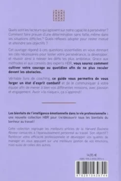 Persévérance. Les bienfaits de l'intelligence émotionelle dans la vie professionnelle, Harvard Business Review