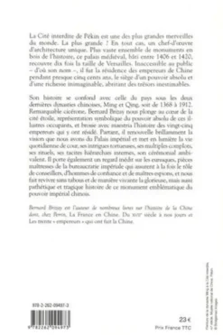 Petite et grande histoire de la Cité interdite, Bernard Brizay