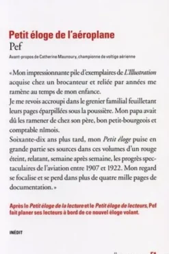 Petit éloge de l’aéroplane, Pef